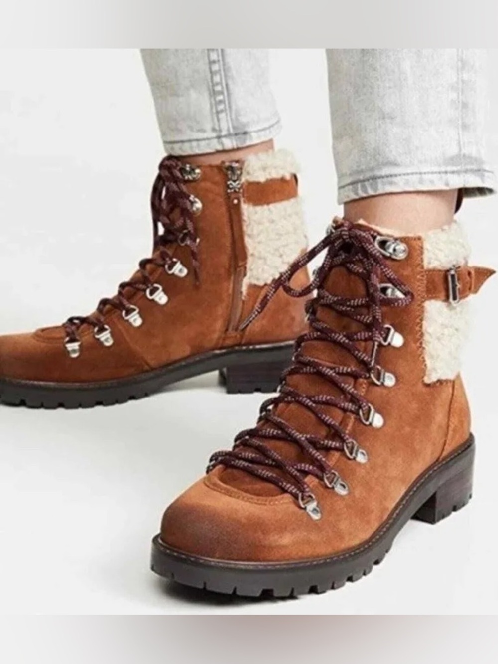 Sam Edelman Tenlee Boots, Brown, Size 6.5